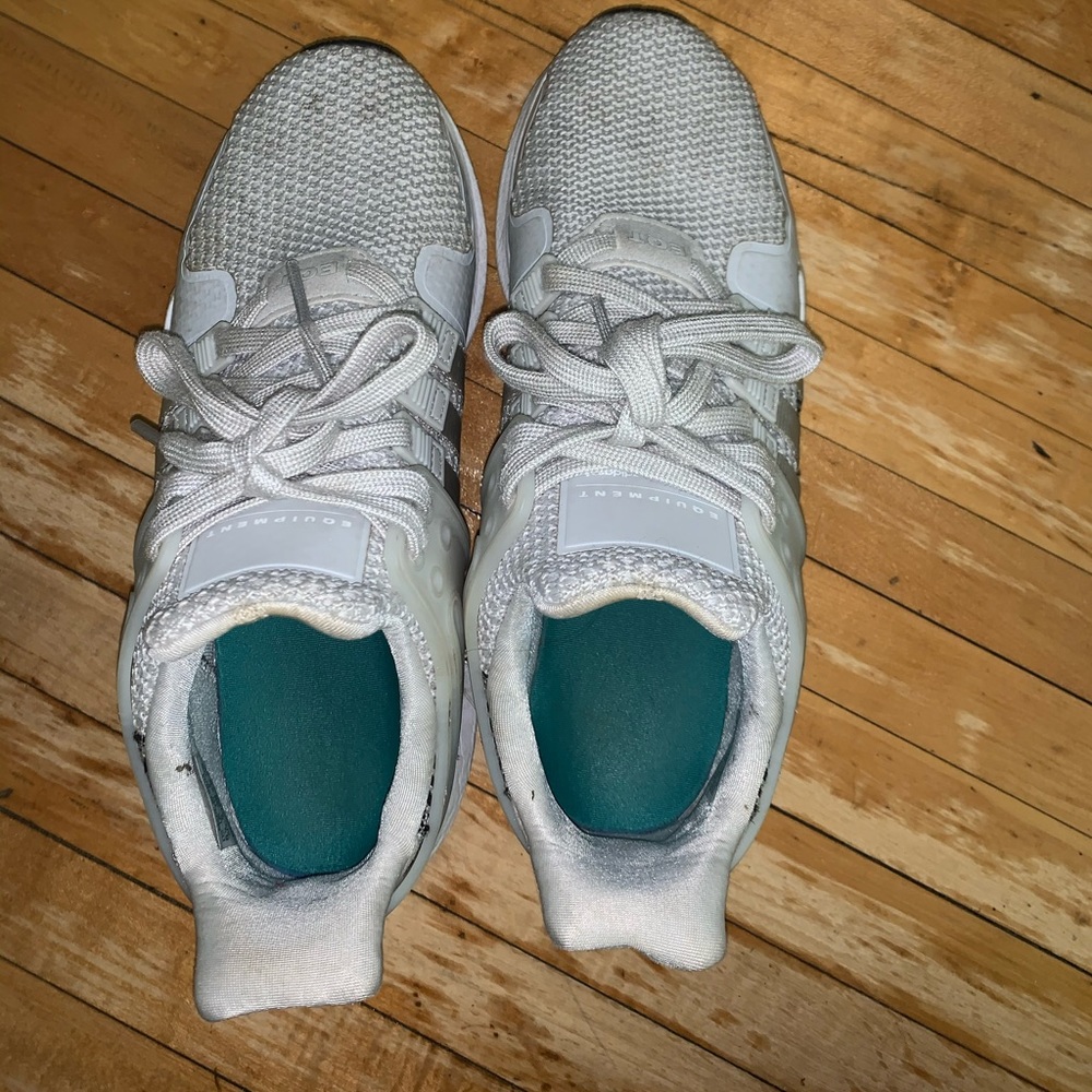 Adidas EQT size 8 white sneakers